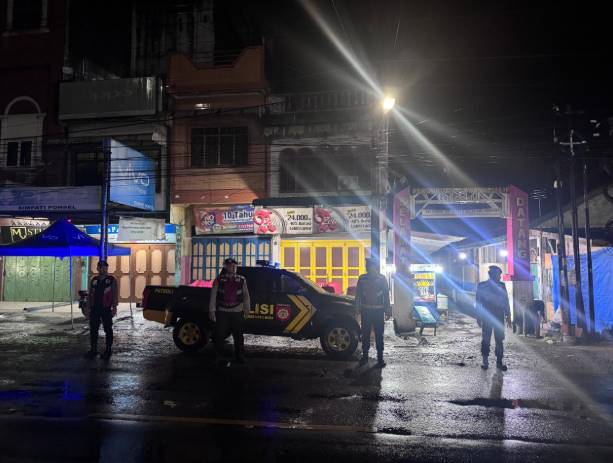  Polres Batubara Gelar Patroli Kota Presisi Blue Light Cegah Gangguan Kamtibmas