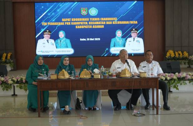  Sekda Asahan Buka Rakornis PKK Tahun 2025