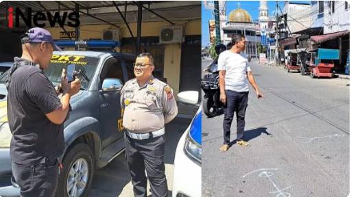  Petugas Satlantas Tebing Tinggi Ditabrak Pemotor Saat Razia
