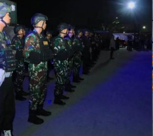  Kapolres Pimpin Apel Patroli Gabungan Skala Besar di Belawan, Tekan Kejahatan Jalanan