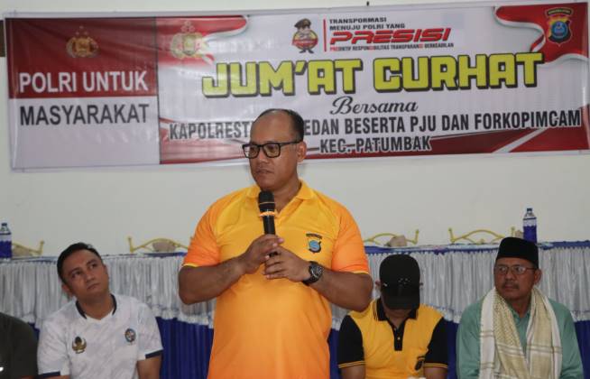  Kapolrestabes Medan: Patumbak Sebagai Penyangga Ibu Kota Provinsi