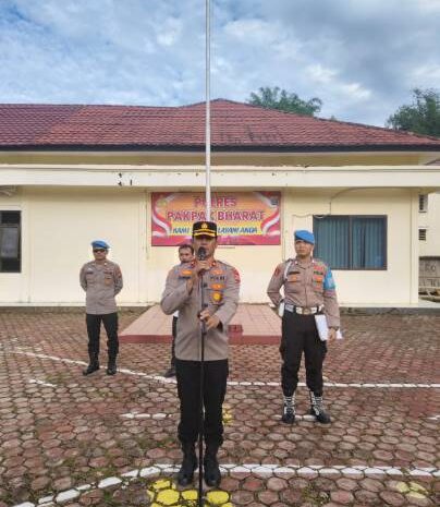  Wakapolres Pakpak Bharat: Tingkatkan Pelayanan Polri Kepada Masyarakat