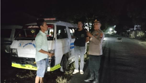  Cegah Kriminalitas Malam Hari, Polsek Indrapura Gencar Patroli Dialogis