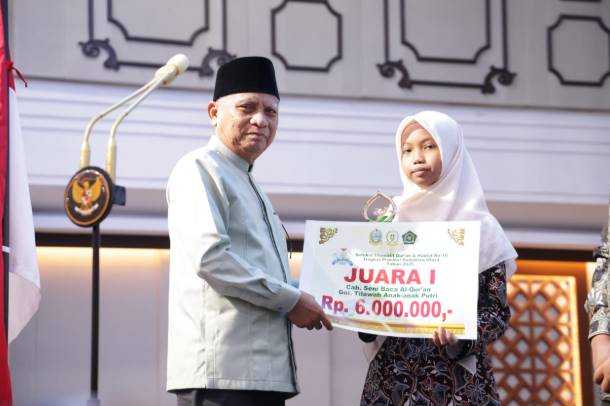 Kota Medan Juara Umum STQH Ke XIX Tingkat Provinsi Sumut