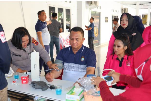  Polres Batubara Gelar Donor Darah Untuk Masyarakat Sambut Hut Bhayangkara Ke-79