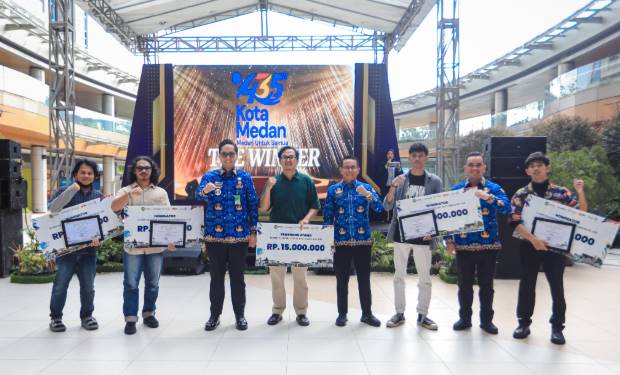  Pemenang Kompetisi Logo Hut Kota Medan Ke-435 Diumumkan, Rico Waas Merasa Bangga Pertama Kalinya Digelar Banyak Insan Kreatif Yang Ikut