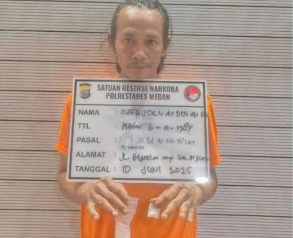  Satres Narkoba Polrestabes Medan Tangkap Pengedar Sabu Marelan
