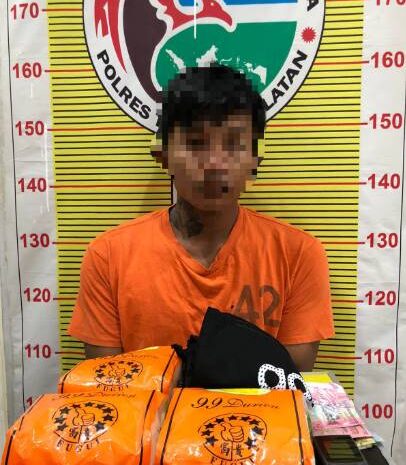  Polres Tapsel Gagalkan Peredaran 3 Kg Sabu di Gunung Tua