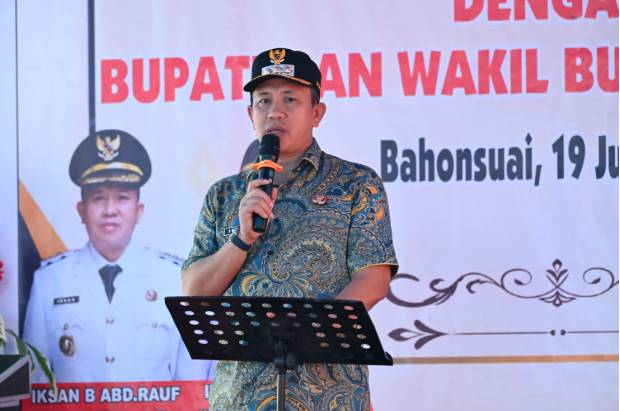  Agenda Kedua Syukuran dan Silaturahmi Masyarakat Desa Bahonsuai Bersama Bupati dan Wakil Bupati Morowali