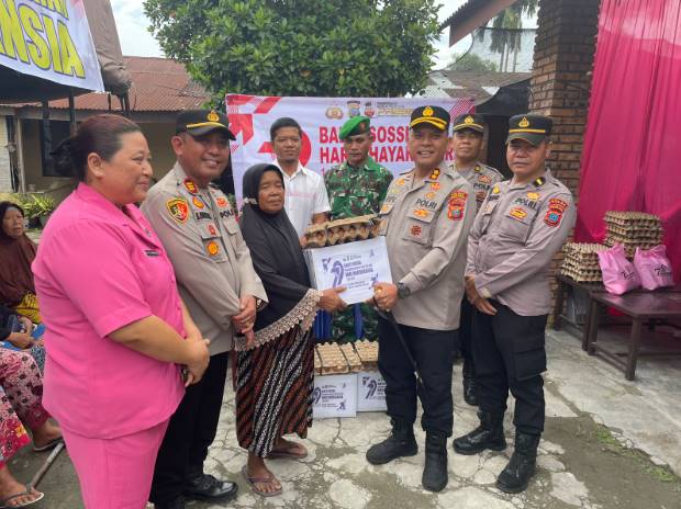 Polres Sergai Gelar Bakti Sosial Dalam Rangka Hut Bhayangkara Ke-79