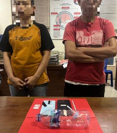  Polres Morowali Tangkap Dua Terduga Penyalahguna Sabu di Penginapan