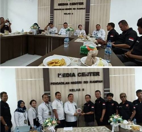  Ketua PN Sei Rampah Sambut Forwakum Sergai: Media Penopang Demokrasi