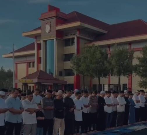  Rayakan Idul Adha, Polda Sumut Gelar Shalat Bersama dan Sembelih Hewan Kurban
