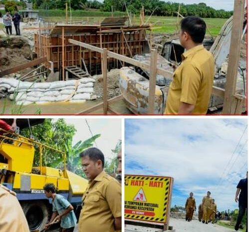  Pemkab Serdang Bedagai Aspal Jalan Banten–Pekan Kamis, Warga Sambut Gembira