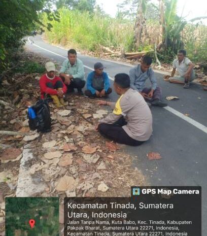  Bhabinkamtibmas Polsek Sukaramai Aktif Sapa Masyarakat Ajak Ciptakan Kamtibmas Yang Kondusif di Desanya