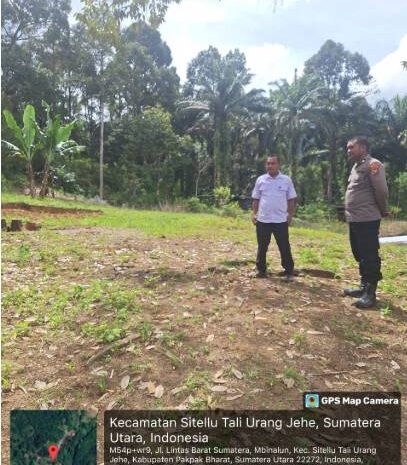  1 Polisi 1 Desa Bhabinkamtibmas, Polres Pakpak Bharat Siap Dukung Program Ketahanan Pangan Menuju Indonesia Emas Tahun 2025