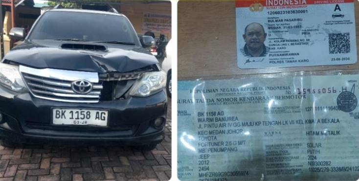  Pensiunan AKBP Kemudikan Fortuner Tabrak Pejalan Kaki Hingga Tewas