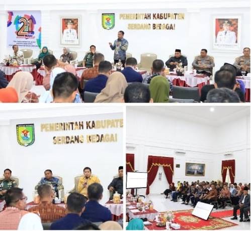  Forkopimda Sergai Bahas Isu Strategis, Bupati Tekankan Pentingnya Sinergi untuk Jaga Stabilitas Daerah