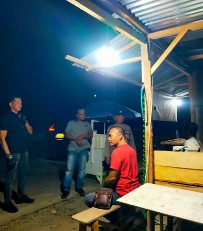  Antisipasi Balap Liar dan Begal, Polsek Indrapura Lakukan Patroli Malam