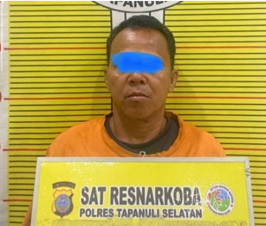  Polsek Padang Bolak Berhasil Tangkap Pengedar Sabu di Pasar Gunung Tua