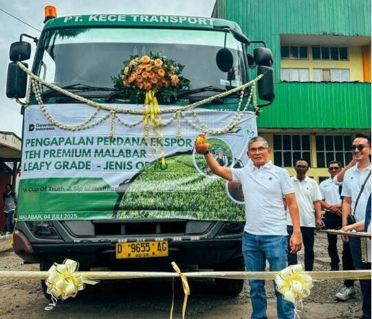  PTPN I Ukir Sejarah Baru, Ekspor Teh Premium Malabar ke Taiwan
