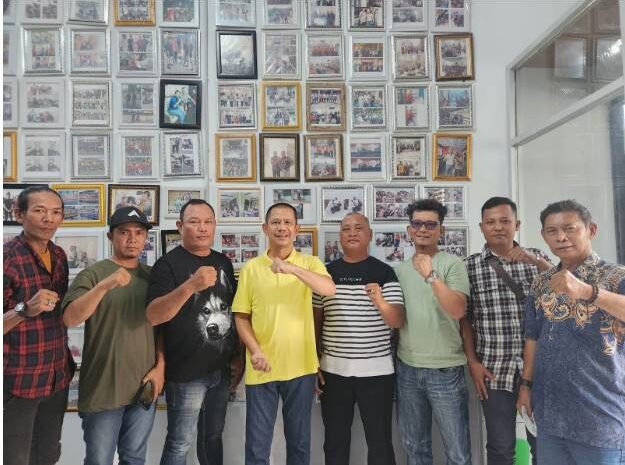  Jumat Barokah Tetap Berjalan, Ketua Pewarta Berikan Beras Kepada Pengurus dan Anggota