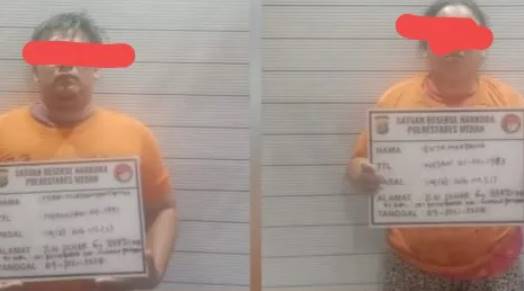  Diduga Pengedar Sabu, Pasutri di Medan Petisah Ditangkap Polisi