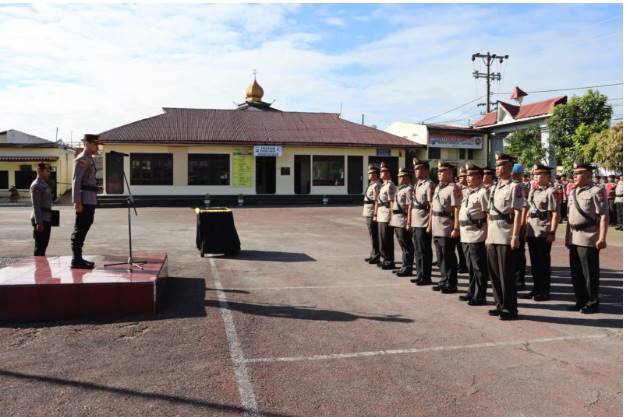  Kapolres Dairi Pimpin Sertijab Pejabat Utama Polres Dairi, Berlangsung Khidmat Dan Lancar