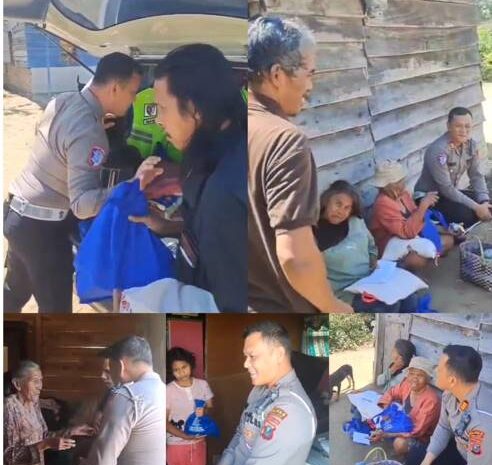  Polres Taput Gencar Berbagi Jumat Berkah di Siborong Borong