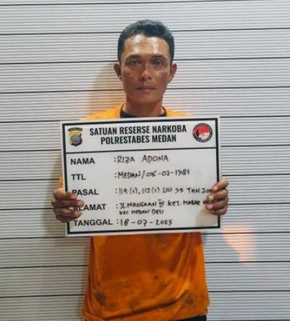  Bandar Sabu di Jalan Manggan IV Kecamatan Medan Deli Ditangkap