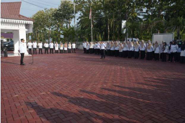  Wabup Asahan Pimpin Apel di Dinas Kesehatan, Tegaskan Pentingnya Disiplin dan Kualitas Pelayanan