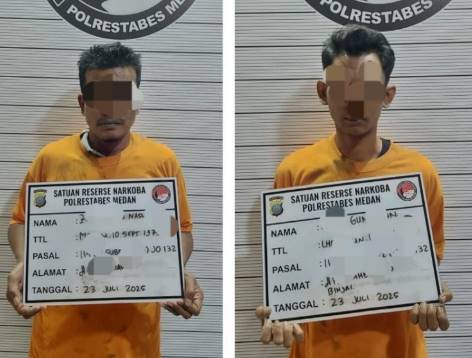  Polrestabes Medan Tangkap Dua Pengedar Sabu Jalan Meteorologi