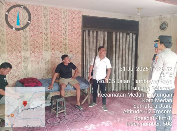  Polsek Medan Tuntungan Tindaklanjuti Aduan Warga Soal Judi Tembak Ikan dan Narkoba