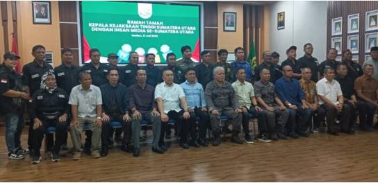  Kejatisu Gelar Sarasehan dengan Wartawan