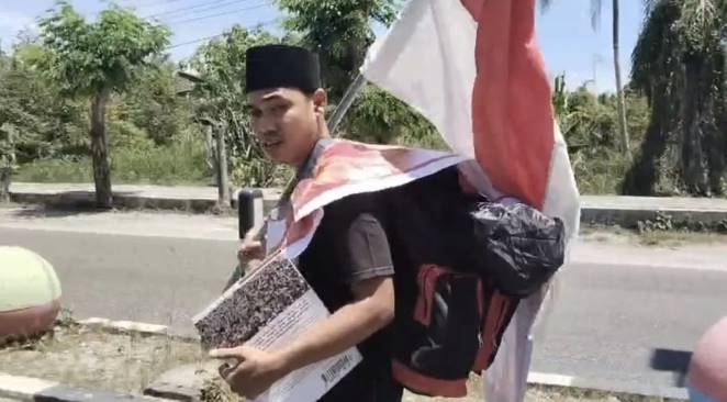  Merasa Dikriminalisasi Oknum Kompol, Buruh di Tanjungbalai Nekat Jalan Kaki ke Mabes Polri