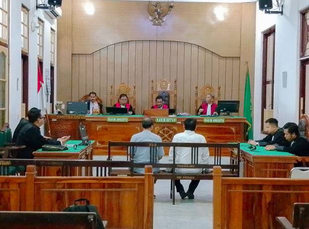  Eks Kacab dan Kasi Pemasaran Bank Sumut Seirampah Divonis 16 Bulan Penjara