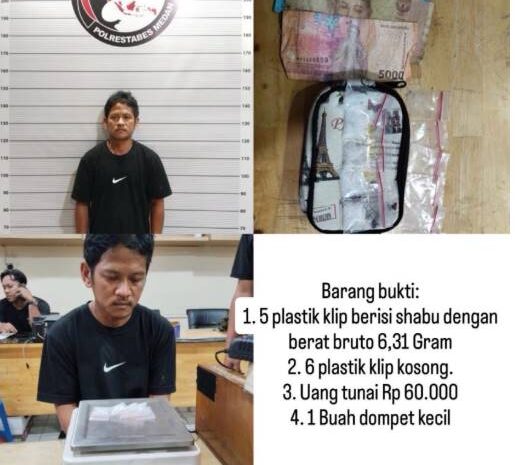  Pengedar Sabu Kawasan Kampung Baru Medan Ditangkap