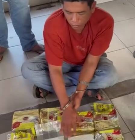  Kode “Janda Kembang 25″ dan “Teh Tarik – Gelas”, 33 Kg Sabu dan 1 Pelaku Diringkus