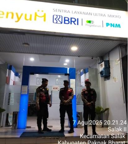  Polri Ada Untuk Masyarakat, Polres Pakpak Bharat Lakukan Patroli Bluelight