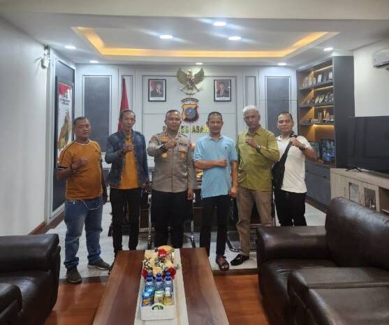  Kapolres Asahan Terima Kunjungan Ketua Pewarta Polrestabes Medan