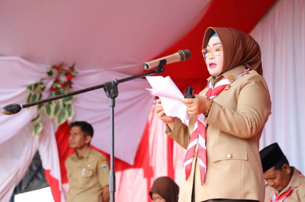  Wabup Iriane Iliyas: Pola Pikir Bertumbuh Kunci Pramuka Morowali Siap Hadapi Perubahan