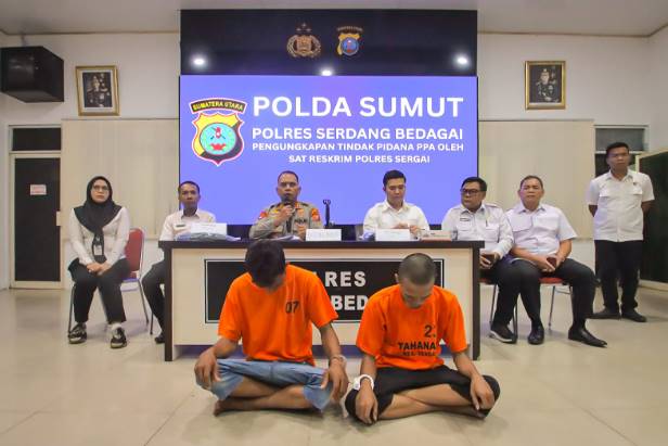  Kapolres Sergai Ungkap Dua Kasus Persetubuhan dan Perbuatan Cabul Terhadap Anak
