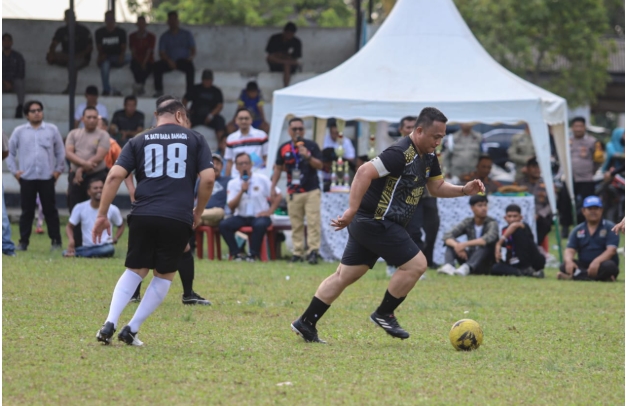  Pertandingan Persahabatan Mini Soccer Polres Batubara Fc VS Ps Pemkab Batu Bara Berahkir Imbang 2 – 2