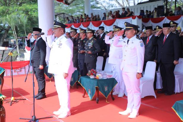  Bupati Asahan Pimpin Upacara Kenaikan Bendera Hut Ke-80 RI