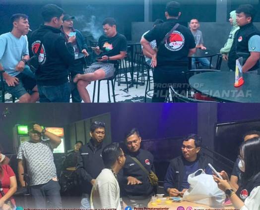  Polres Pematangsiantar Razia Tempat Hiburan Malam dan Tidak Temukan Narkoba