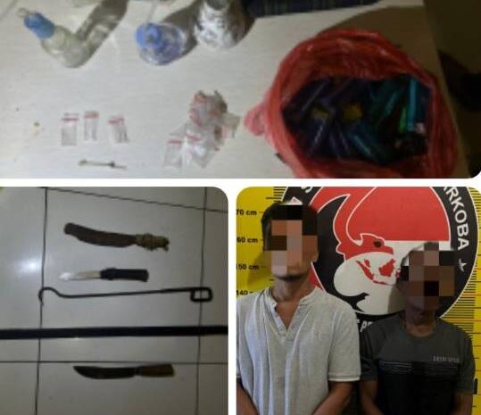  Polres Pelabuhan Belawan Amankan Dua Pria Dari Lokasi Diduga Tempat Konsumsi Narkoba
