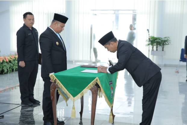  Dr Bukit Buchori Siagian Resmi Jabat Kepala Pelaksana BPBD Asahan