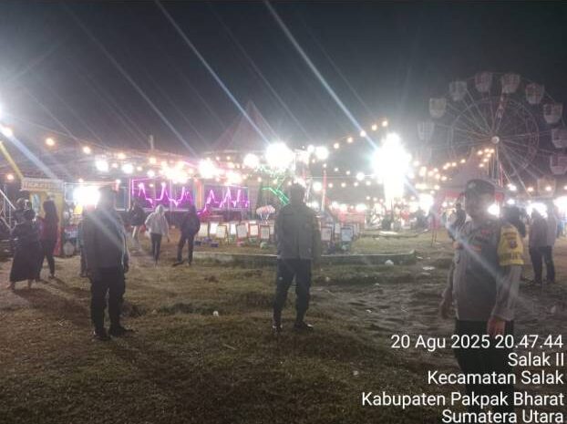  Patroli dan Sambang Personil Polsek Salak dan Polsek Sukaramai, Objek Vital dan Keramaian Jadi Target Utama