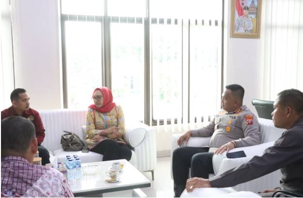 BPN Kab. Batubara Audiensi Dengan Kapolres Batubara, Berkolaborasi Hadapi Permasalahan Pertanahan