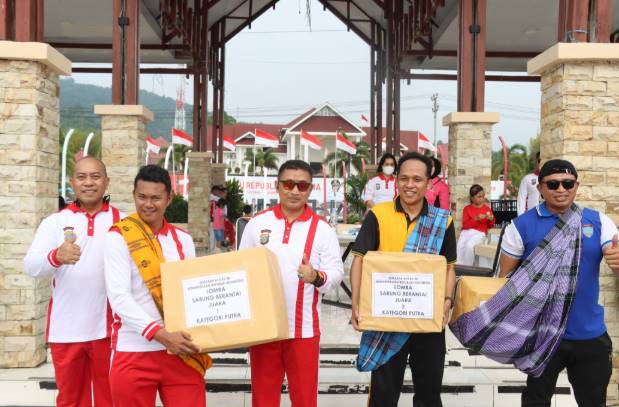  Semarak Hut RI Ke-80, Polres Morowali Gelar Olahraga Bersama dan Perlombaan